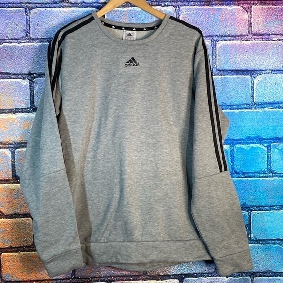 adidas Other - Adidas Men’s Pullover Crewneck Gray Large